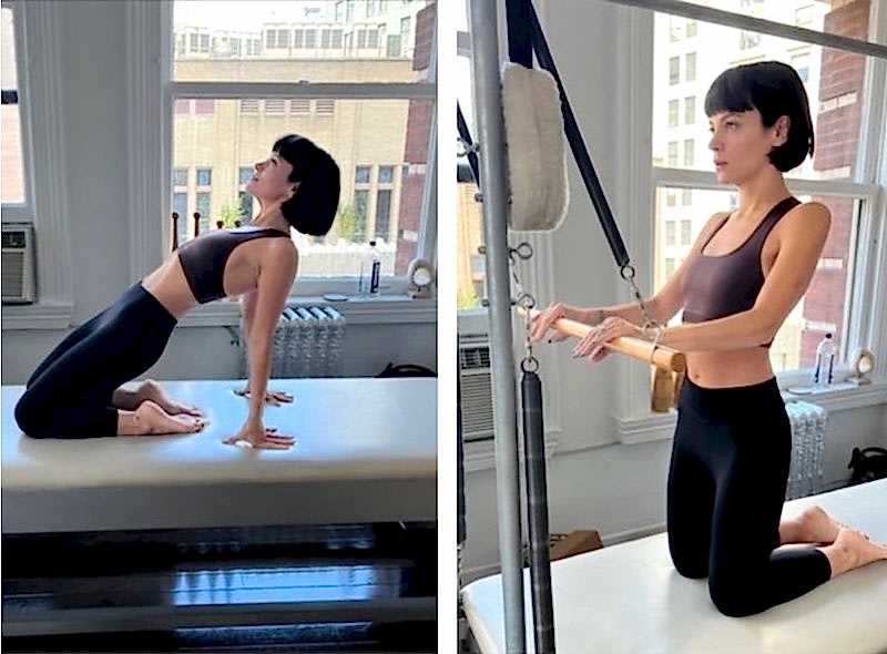 Lilly Allen and Pilates