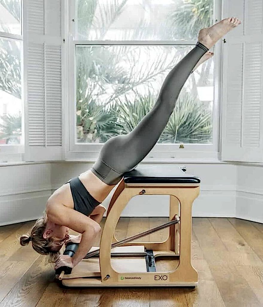 West Ham players doing Pilates with Rachel Potter